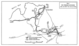 Map of 6.Pz in Russia 1941-42